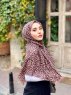 Suha - Brun Leopard Mønstred Bomuld Hijab