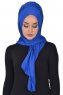 Tamara - Blå Praktisk Bumuld Hijab