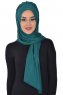 Tamara - Mørkegrøn Praktisk Bumuld Hijab