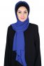 Vera - Sort & Blå Praktisk Chiffon Hijab