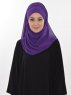 Viola Lila Chiffon Hijab Ayse Turban 325508a