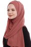 Yara - Clay Praktisk One Piece Crepe Hijab