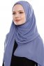 Yara - Indigo Praktisk One Piece Crepe Hijab