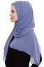 Yara - Indigo Praktisk One Piece Crepe Hijab