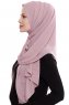 Yara - Mørkrosa Praktisk One Piece Crepe Hijab