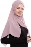 Yara - Mørkrosa Praktisk One Piece Crepe Hijab