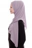 Yara - Stengrå Praktisk One Piece Crepe Hijab