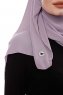 Yara - Stengrå Praktisk One Piece Crepe Hijab