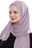 Yara - Stengrå Praktisk One Piece Crepe Hijab