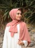 Zahra - Dusky Rose Crepe Hijab - Mirach