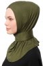Zeliha - Khaki Praktisk Viskos Hijab