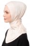 Zeliha - Lys Beige Praktisk Viskos Hijab