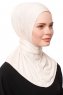 Zeliha - Lys Beige Praktisk Viskos Hijab