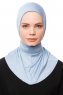 Zeliha - Lyseblå Praktisk Viskos Hijab
