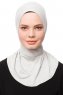 Zeliha - Lysegrå Praktisk Viskos Hijab