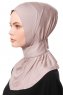Zeliha - Stengrå Praktisk Viskos Hijab