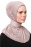Zeliha - Stengrå Praktisk Viskos Hijab