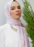 Zinera - Pink Mønstrede Hijab - Sal Evi