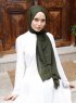 Zaina - Mørkegrøn Hijab - Sal Evi