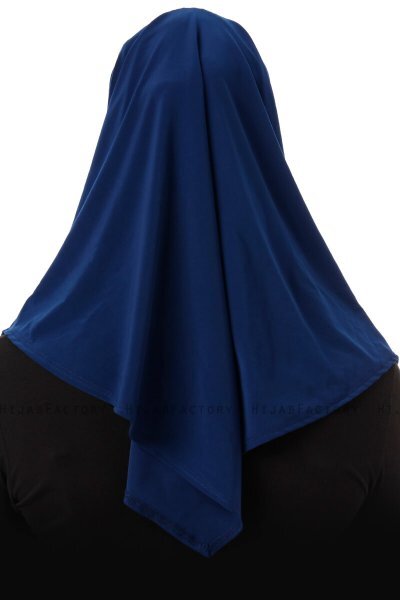 Esma - Lys Marine Blå Amira Hijab - Firdevs
