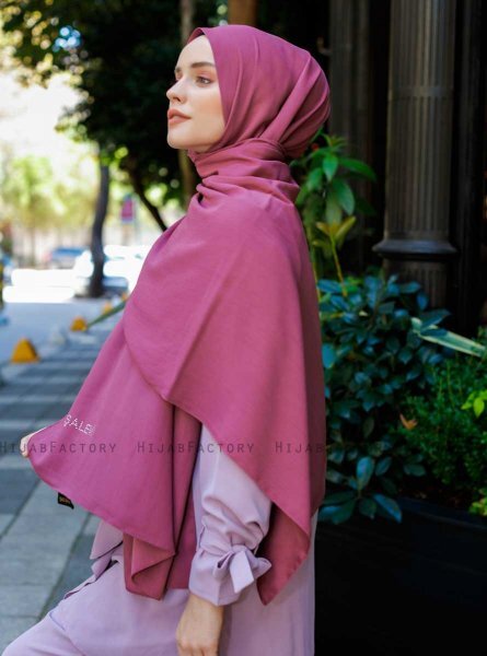 Emira - Mørkrosa Hijab - Sal Evi