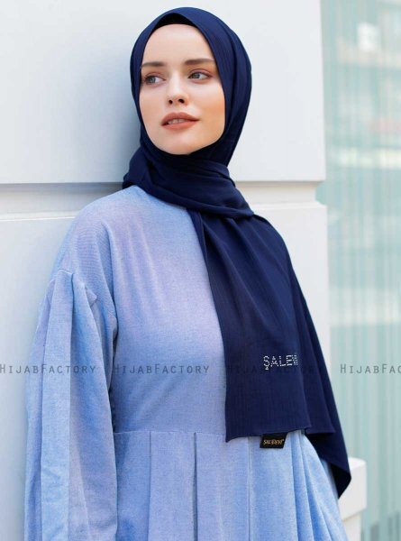 Emira - Marine Blå Hijab - Sal Evi