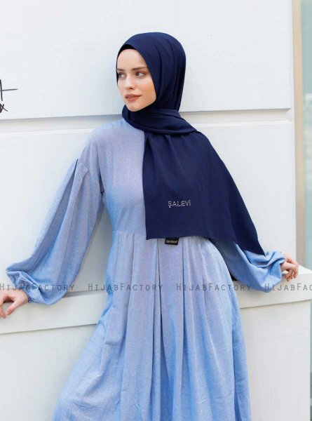 Emira - Marine Blå Hijab - Sal Evi