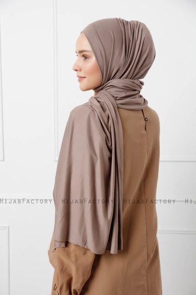 Sibel - Taupe Jersey Hijab