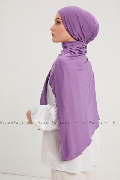 Sibel - Violet Jersey Hijab