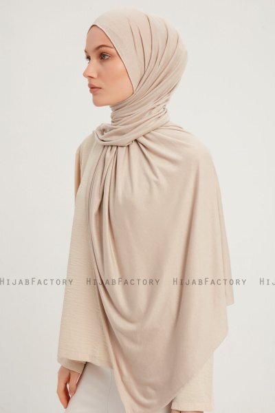 Sibel - Dark Nude Jersey Hijab