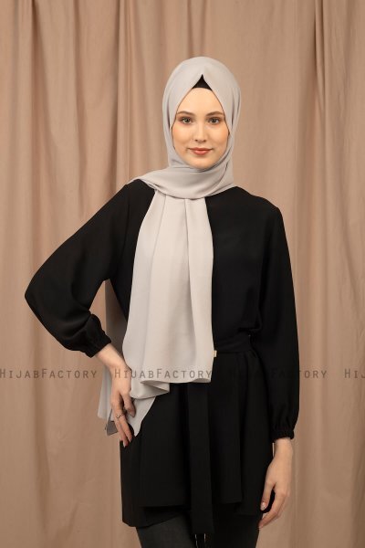 Yildiz - Beige Crepe Chiffon Hijab