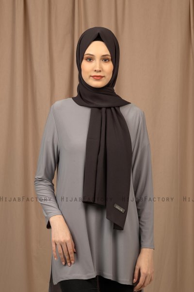 Yildiz - Smoked Crepe Chiffon Hijab