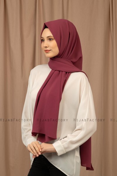 Yildiz - Blomme Crepe Chiffon Hijab