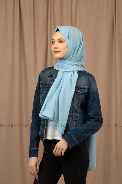 Yildiz - Indigo Crepe Chiffon Hijab
