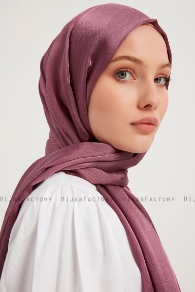 Berrak - Mørkrosa Janjanli Hijab
