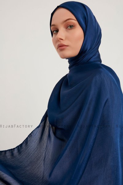 Berrak - Marine Blå Janjanli Hijab