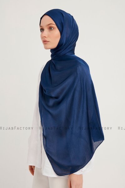Berrak - Marine Blå Janjanli Hijab