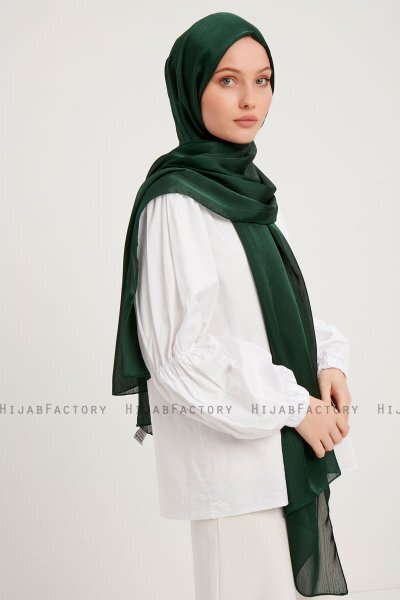 Berrak - Mørkegrøn Janjanli Hijab