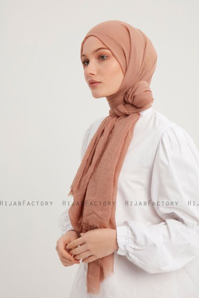 Afet - Lysebrun Comfort Hijab