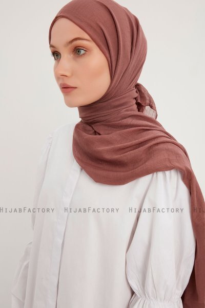 Afet - Mørkrosa Comfort Hijab