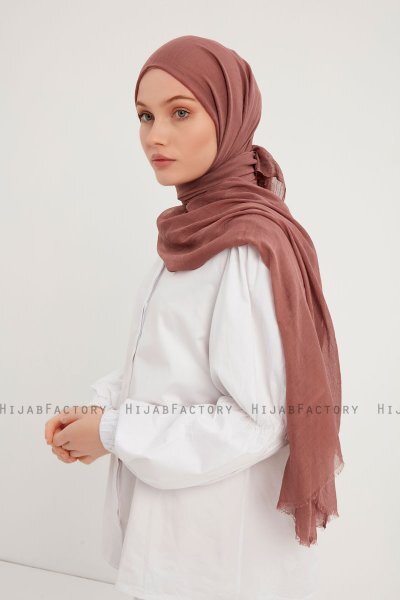 Afet - Mørkrosa Comfort Hijab