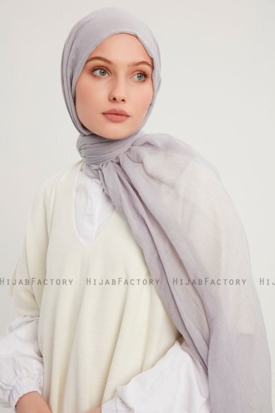 Afet - Lysegrå Comfort Hijab