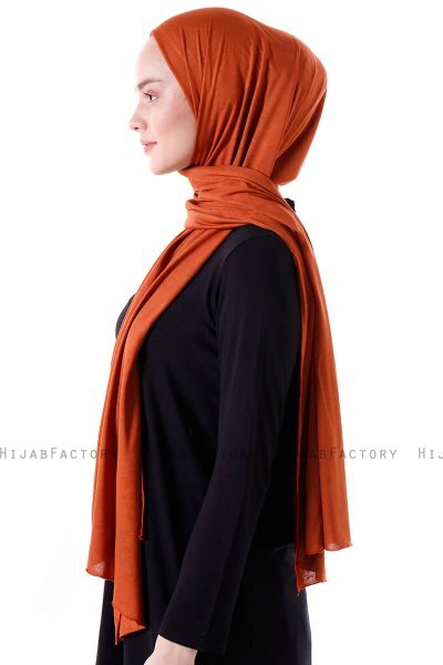 Seda - Murstensrød Jersey Hijab - Ecardin