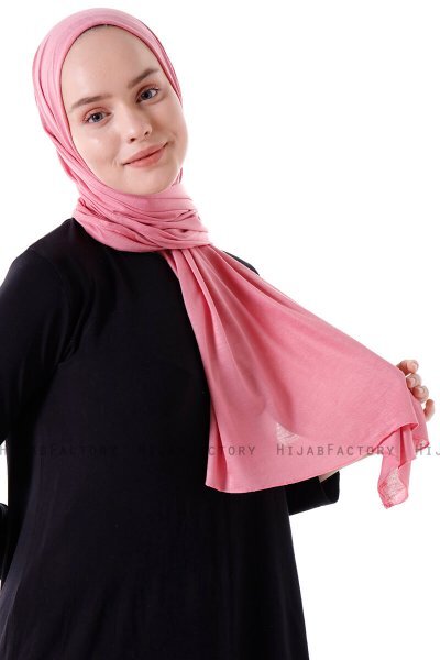 Seda - Mørkrosa Jersey Hijab - Ecardin