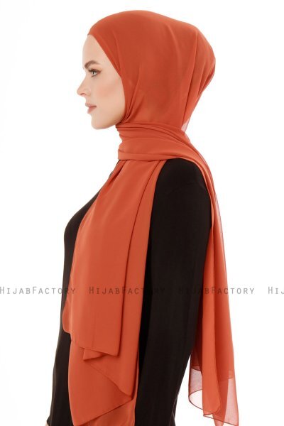 Derya - Murstensrød Praktisk Chiffon Hijab
