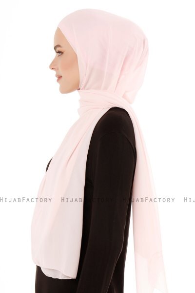 Derya - Powder Praktisk Chiffon Hijab