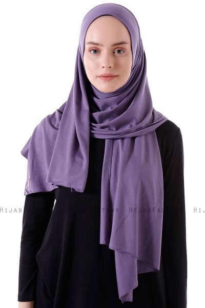 Hanfendy - Mørke Lilla Praktisk One Piece Hijab