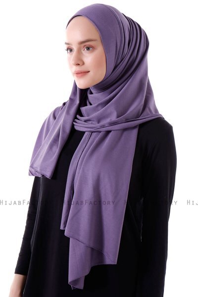 Hanfendy - Mørke Lilla Praktisk One Piece Hijab
