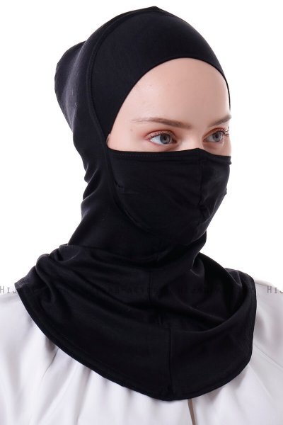 Damla - Sort Ninja Hijab Mask Amta