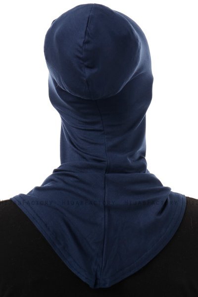 Damla - Marine Blå Ninja Hijab Mask Amta